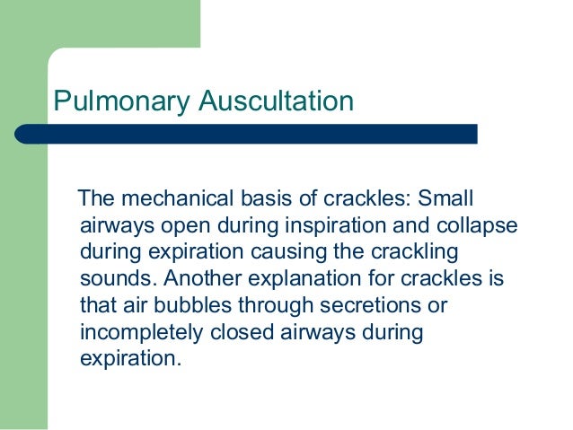 Open mind crackling sound